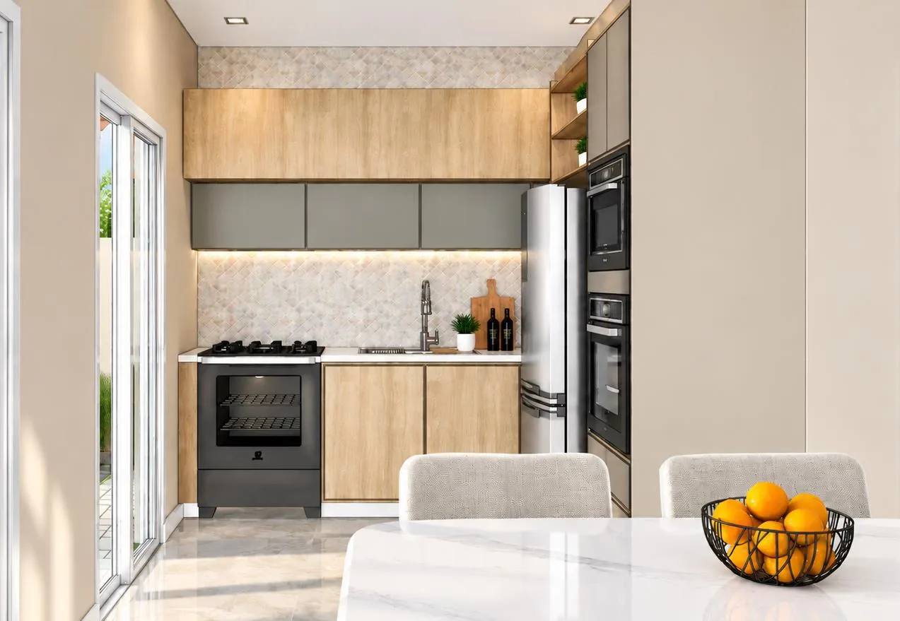 Cozinha decorada